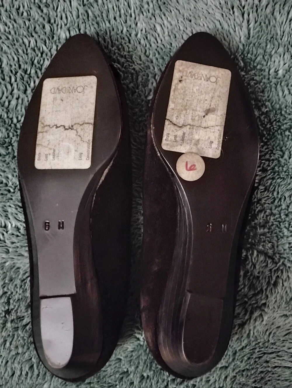 Joan & David Genuine Leather Flats Shoes Women's Size 6